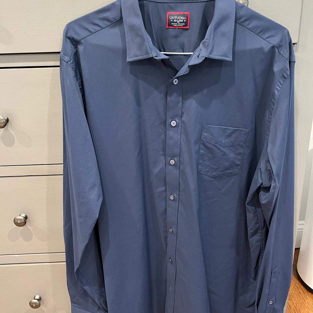 NWOT 2XL Tall Navy UnTUCKit